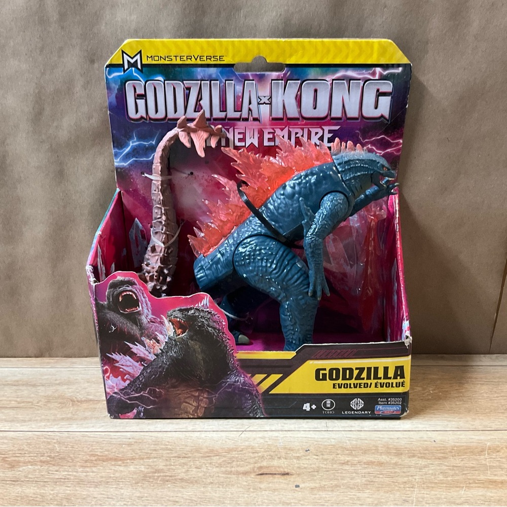 New! Godzilla X Kong The New Empire Godzilla Evolved Action Figure Monsterverse